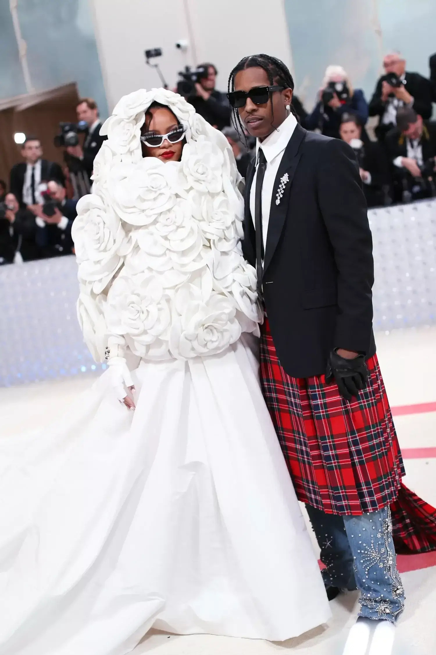 Met Gala 2023 Рианна и A$AP Rocky