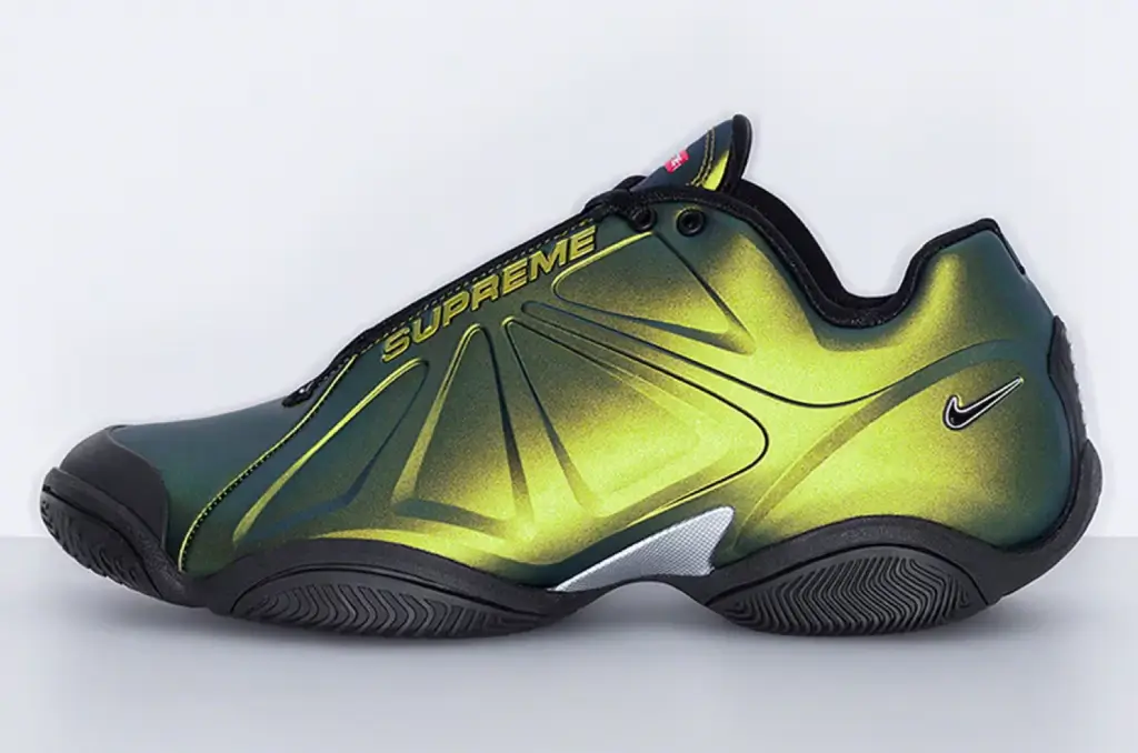 Supreme x Nike Courtposite радужно-зеленый Supreme