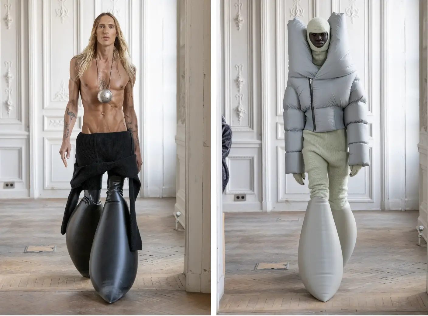 Неделе мужской моды в Париже осень-зима 2024: Rick Owens