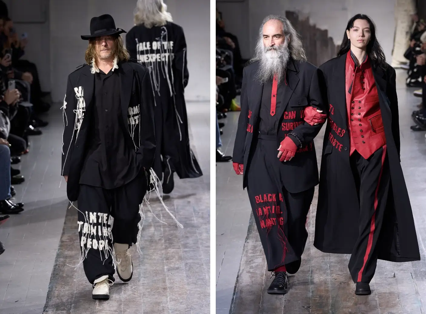 Темная Энергия и Уникальный Стиль: Yohji Yamamoto Открывает Тайны Мужской Моды в Париже